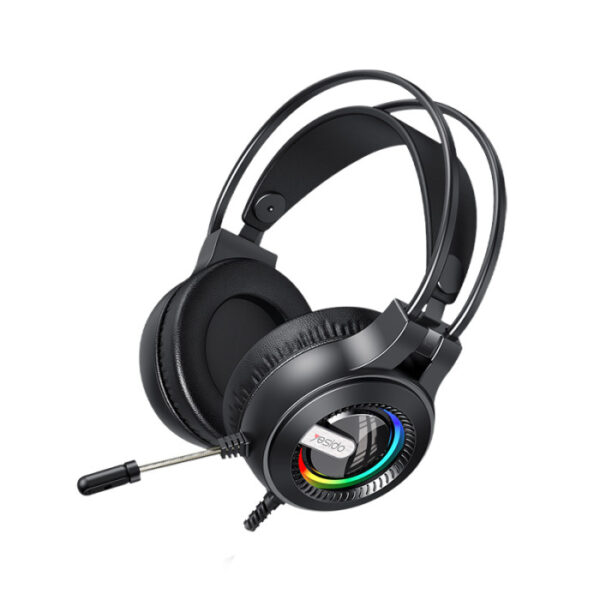 YESIDO With RGB light professional bass gaming headset