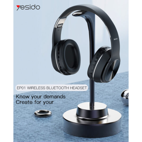 YESIDO Built-In Magnetic Headphone Wireless Earphone Wireless - Image 3