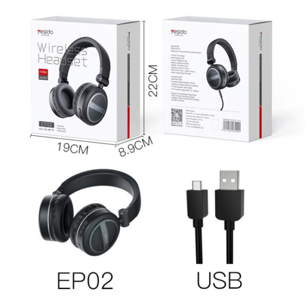YESIDO Noise Cancelling Stereo Smart Active Earphone Headphone - Image 4