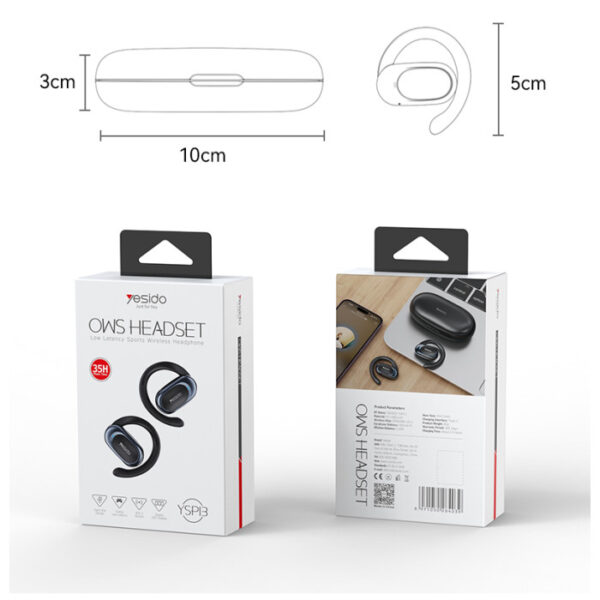 YESIDO Ear Hanging OWS Air Conduction Wireless Earphone - Image 5