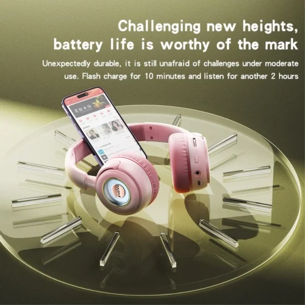 YESIDO Kids Wireless Bluetooth Stereo Music Headphone - Image 3