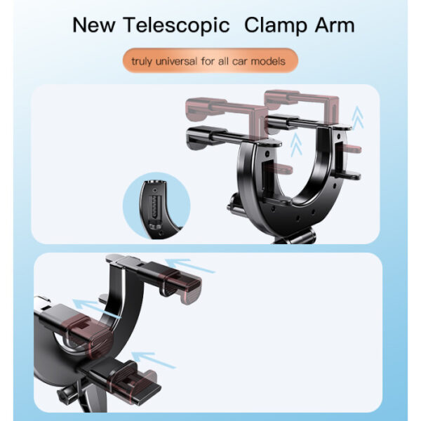 YESIDO 360 Degrees Car Mount Phone Holder - Image 3
